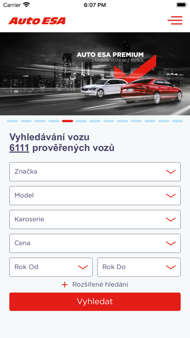 Auto ESA app Screenshot