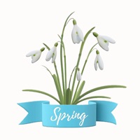 Beauty Spring Flower Stickers logo