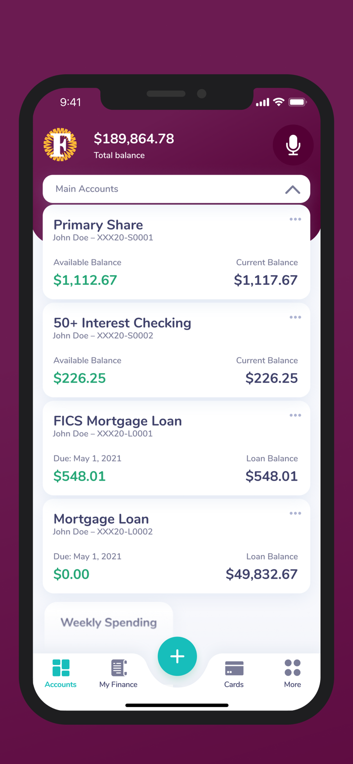 Firelands FCU screenshot 2