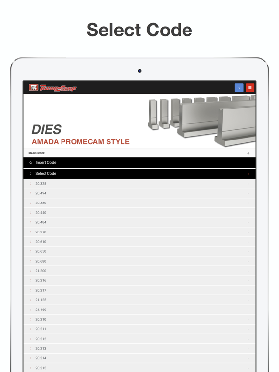 Tecnostamp Srl iPad screenshot