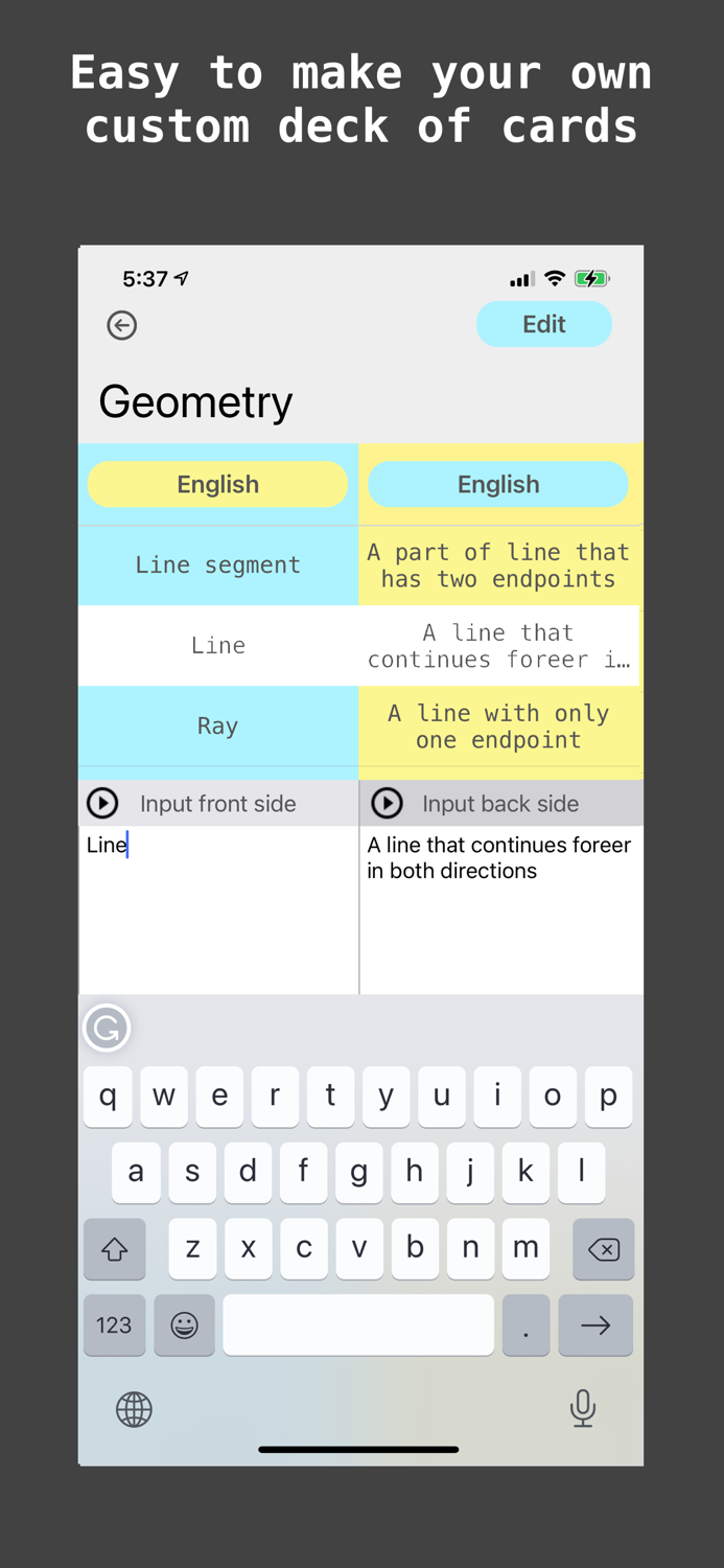 Study Cards Talking Flashcards