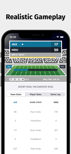 Snímek obrazovky Pocket GM 2: Football Sim