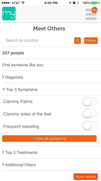 Hyperhidrosis Support