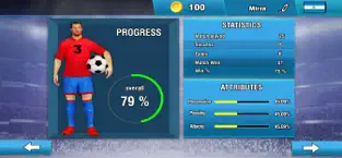 Capture d'écran 7 Soccer League : Football Games iphone