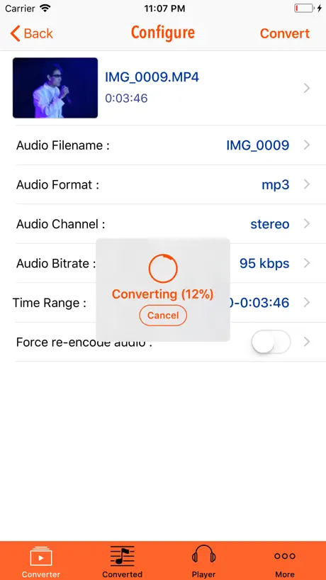 iVideo2Audio - Video to MP3