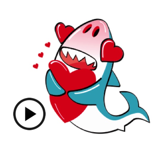 Animated Cute Shark Sharkmoji icon