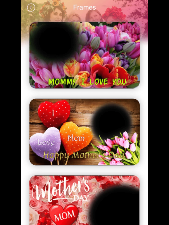 Mother's Day Photo Frames 2018 iPad screenshot 7 - Photo & Video app