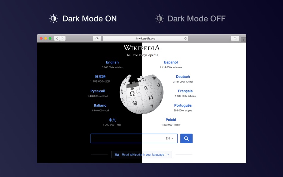 #1. Dark Mode for Safari (macOS) 由: Denk Alexandru