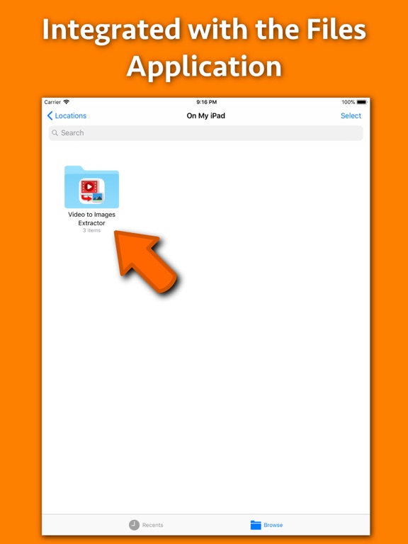 Video to Images Extractor iPad screenshot