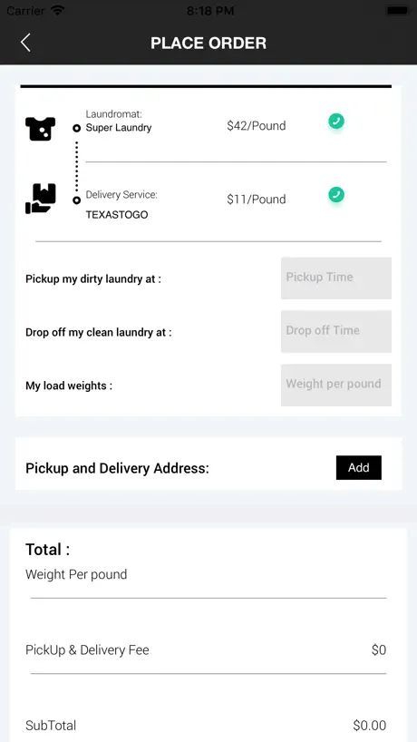Laundry-App