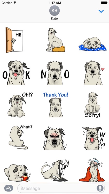 Irish Wolfhound Dog Sticker