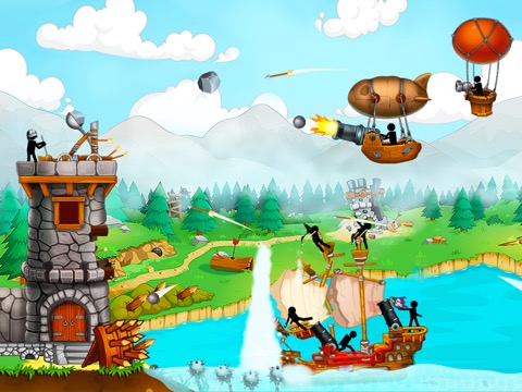 The Catapult : stickman gameのおすすめ画像1