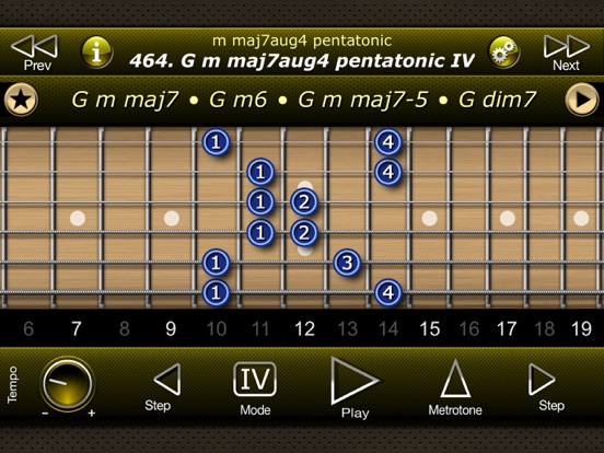 Guitar Modal Pentatonic Scales iPad app afbeelding 6