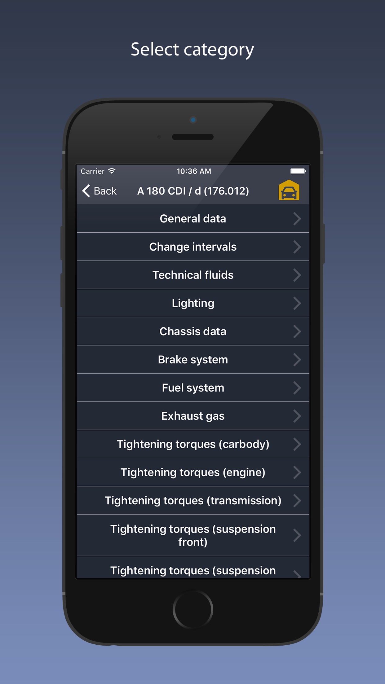 Screenshot 3 of TechApp for Mercedes