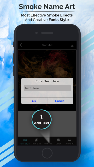 Screenshot #2 pour Smoke Effect Name Art
