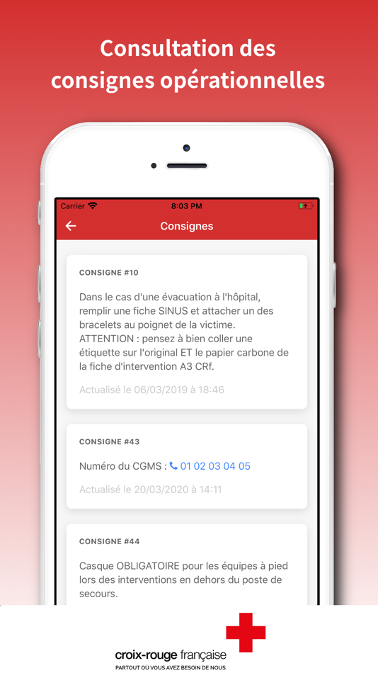 #8. Minutis Mobile (iOS) 由: Croix-Rouge française