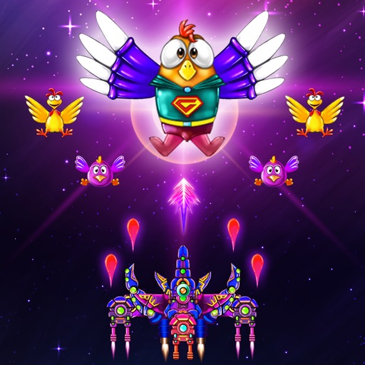 Captain Galaxy: Chicken Attack Icon