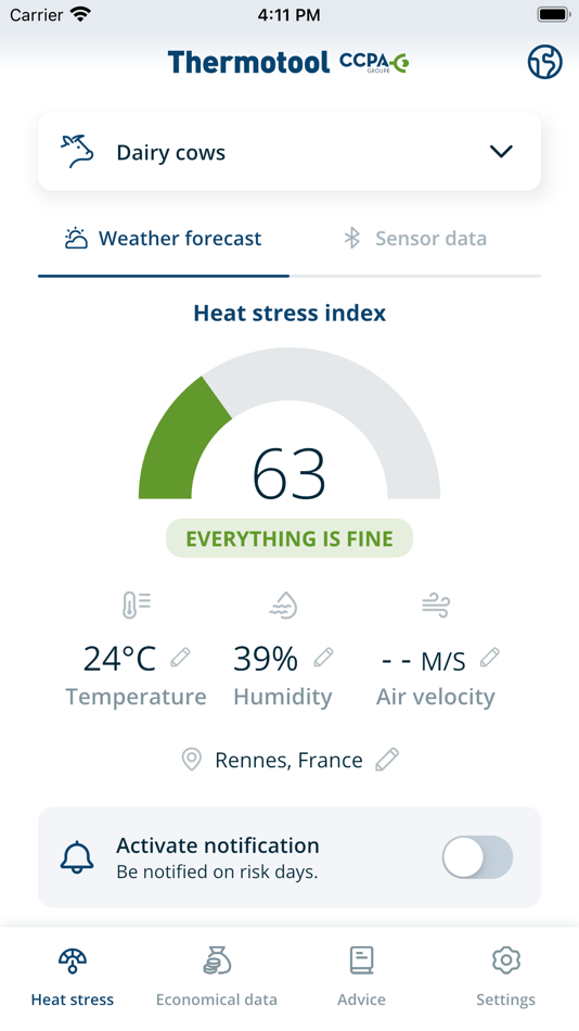 #5. ThermoTool (iOS) 由: CONSEILS ET COMPETENCES EN PRODUCTIONS ANIMALE