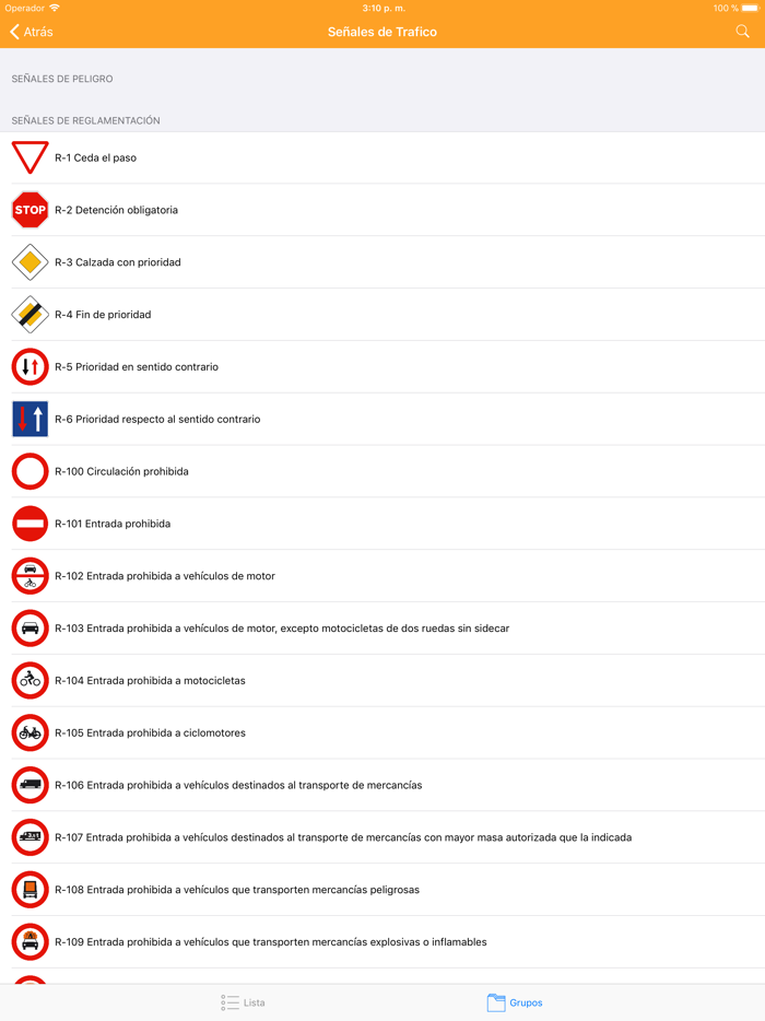 Señales de Trafico de la DGT