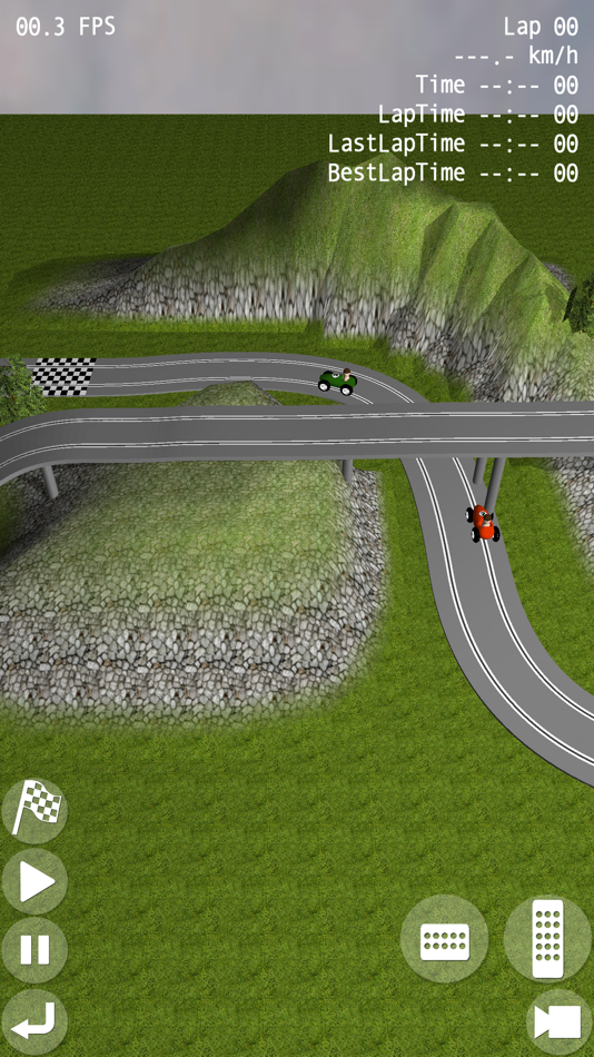 #3. Slot Car Racing 3D (iOS) Podle: Kouichi Hayashi