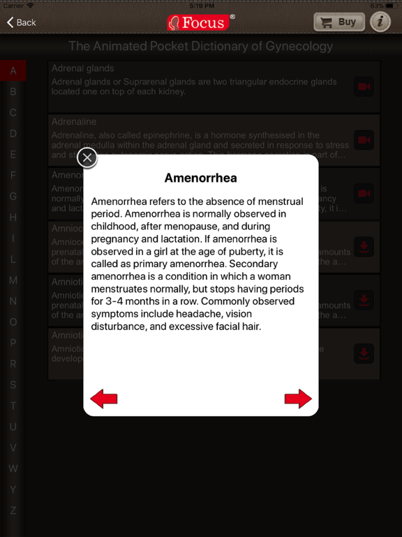 Screenshot #6 pour Gynecology Dictionary