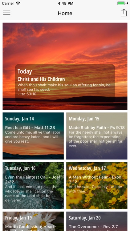 Daily Faith's Checkbook