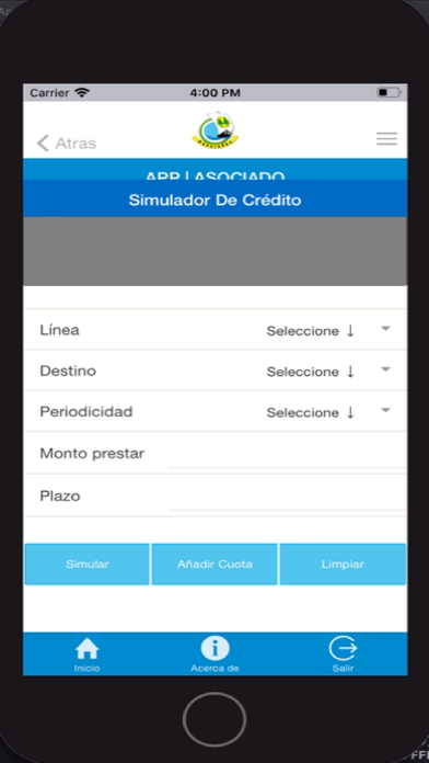 App screenshot
