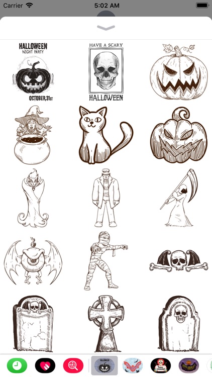 Halloween Sketch Elements