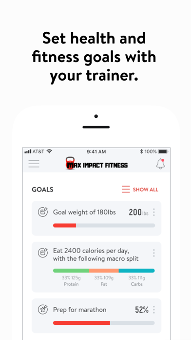 MAX IMPACT Fitness Screenshot