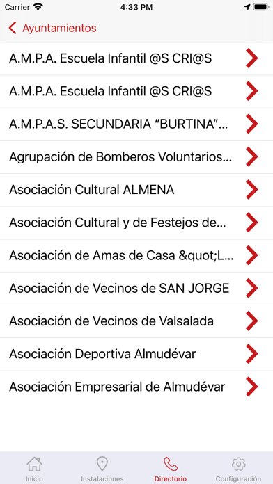 DPH-Ayuntamientos Screenshot