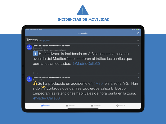 MadInfo-Incidences and cameras