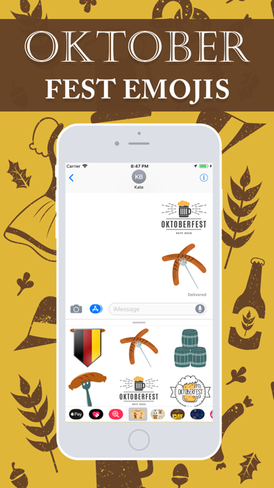 Screenshot #8 for Oktoberfest Stickers!