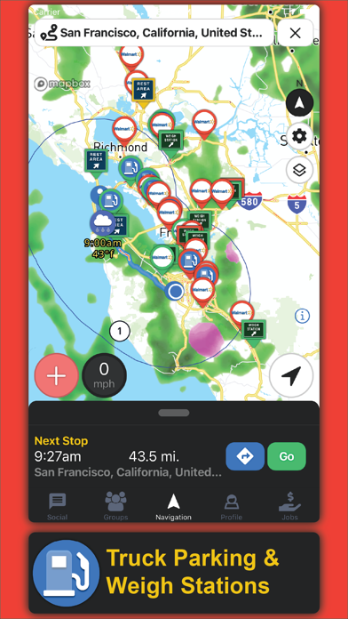 Truck Driver Power - Truck GPS Screenshot 2 - AppWisp.com Truck Driver Power - Truck GPS Screenshot 2 - AppWisp.com