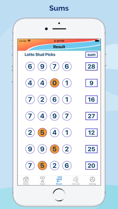 Lotto Stud Pick 4 Screenshot