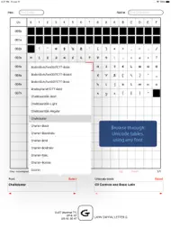 Unicode Developer Font Viewer ipad bilder 1