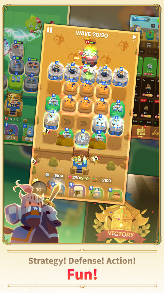 #3. Merge Tactics: Castle Defense (iOS) 来自: LoadComplete