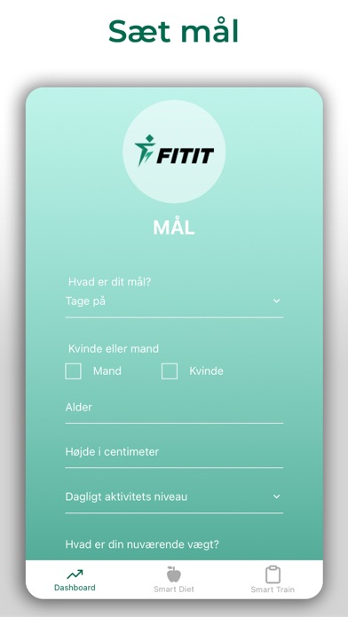 FITIT - Kost og træning Screenshot