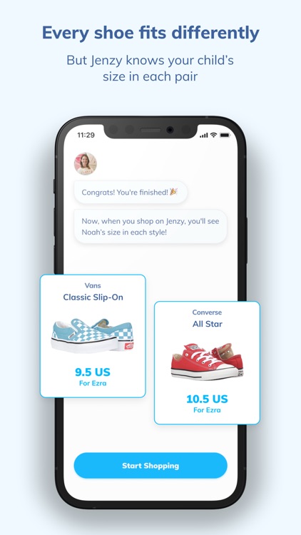 Jenzy: Easy Kid Shoe Sizing screenshot-0