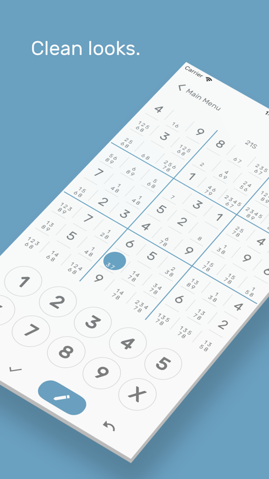 #2. Sudoku - The Clean One (iOS) 由: Priit Trink