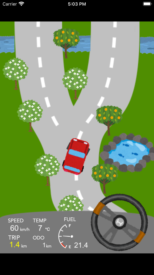 #2. Happy Drive (iOS) 由: Kazuo Hirata