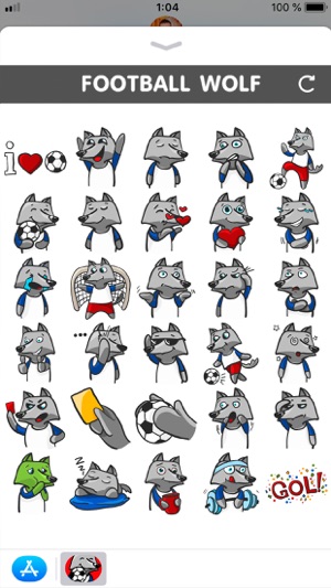 Football Wolf - stickers(圖3)-速報App