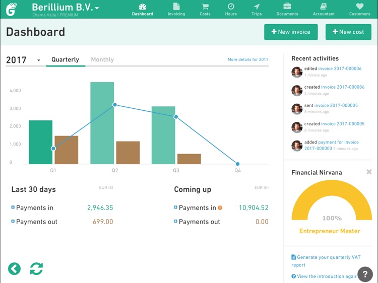 Gekko Accounting for iPad