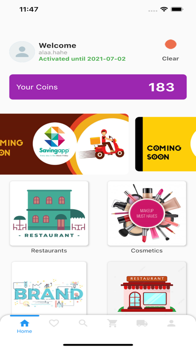 savingapp Screenshot