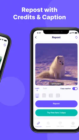 Game screenshot Repost Photos & Video Posts apk