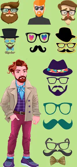 Game screenshot Hipster Stickers Pack! mod apk