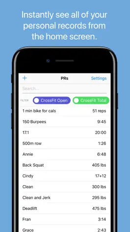 Game screenshot Personal Records apk