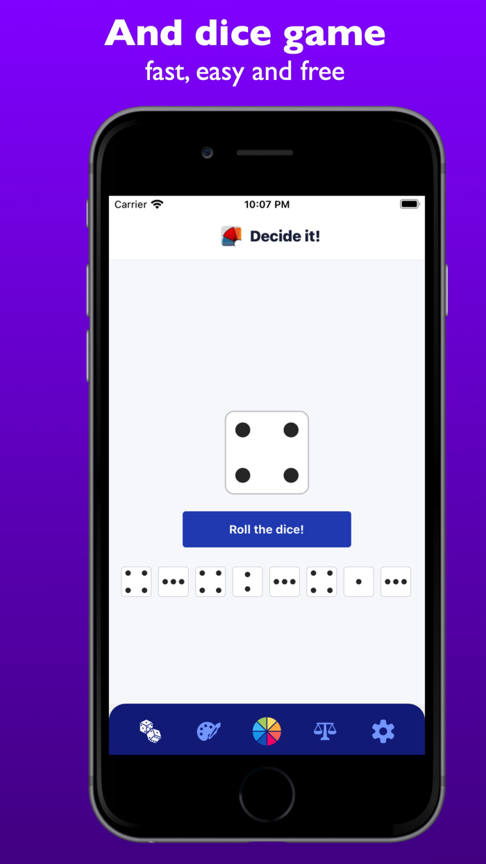 Decision wheel and random picker