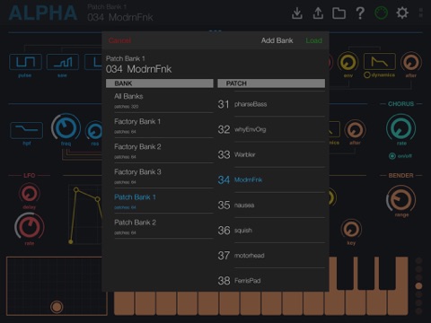 Alpha Editor - náhled