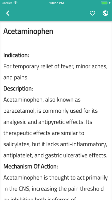 Liixuos Drugs Dictionary Screenshot