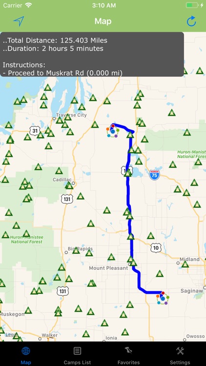 Michigan – Camping & RV spots